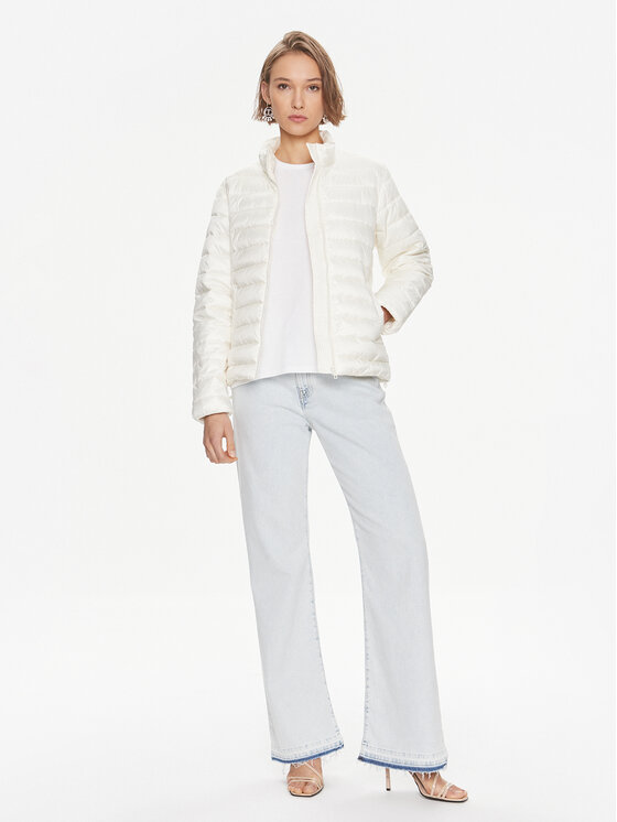 TWINSET TWINSET Kurtka przejściowa 241TP2410 Écru Regular Fit