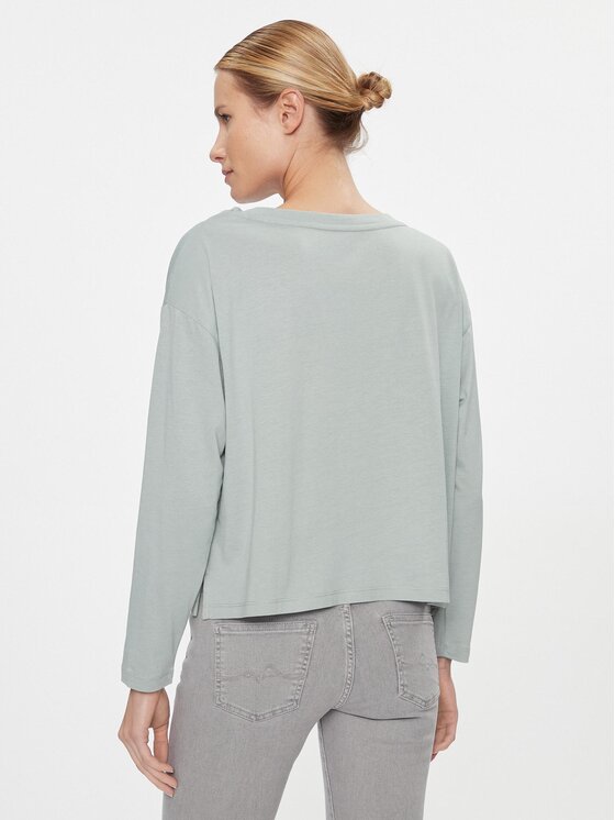 Pepe Jeans Pepe Jeans Majica Hope PL505739 Zelena Relaxed Fit