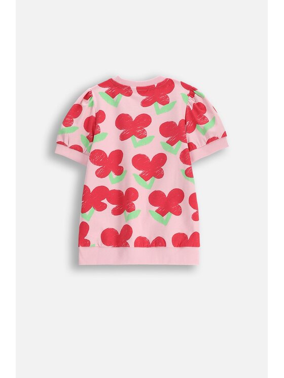 Coccodrillo Coccodrillo T-Shirt WC5143201MGK-033 Różowy Regular Fit