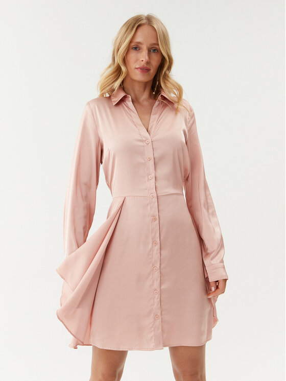 Guess Guess Сукня-сорочка Alya W2BK83 WF1T2 Рожевий Regular Fit