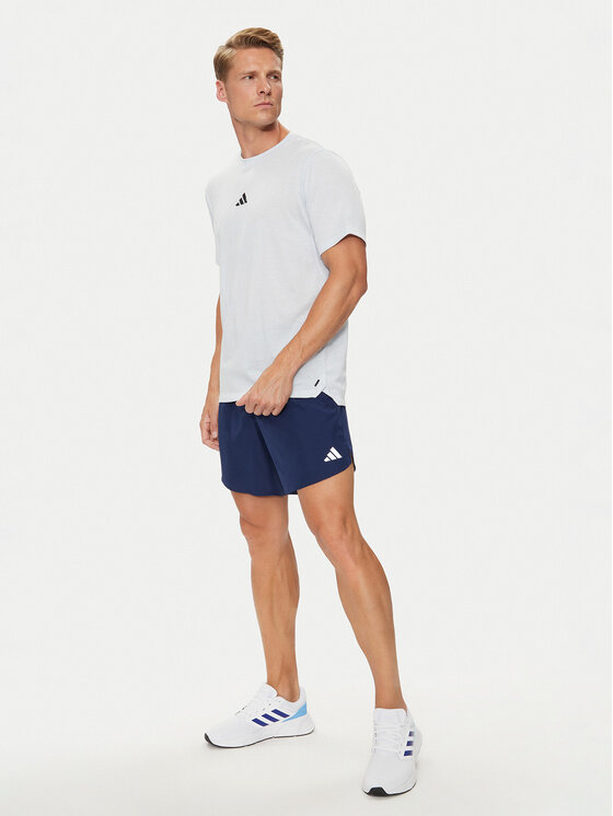 adidas adidas Szorty sportowe Run It IN0088 Niebieski Regular Fit