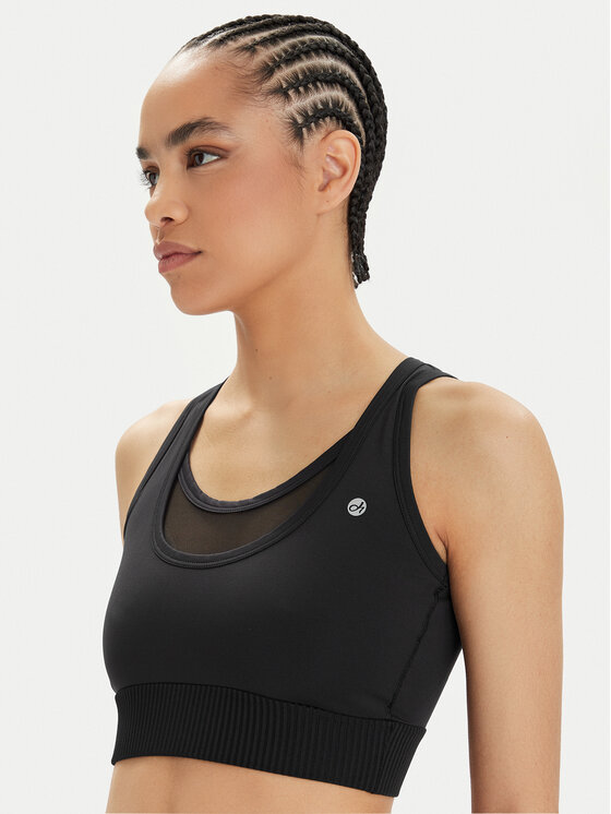 Deha Deha Reggiseno sportivo D02610 Nero