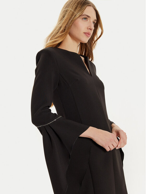 Rinascimento Rinascimento Kokteilinė suknelė CFC0121164003 Juoda Regular Fit
