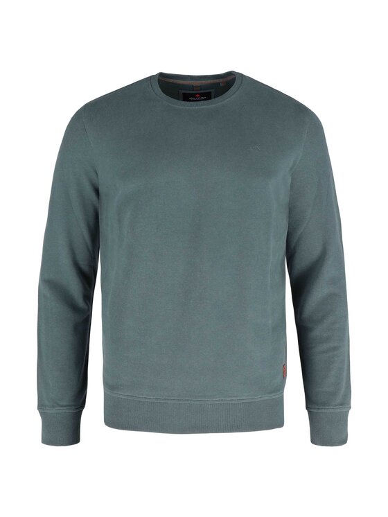 Volcano Volcano Bluza B-ANDY Zielony Regular Fit