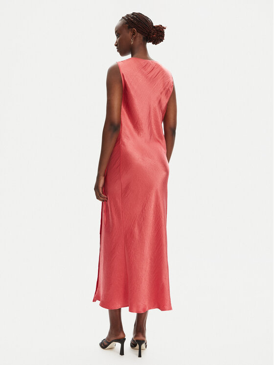 PINKO PINKO Sukienka koktajlowa Amico 105011 A2BU Koralowy Regular Fit
