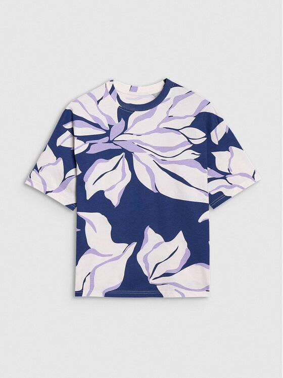 4F 4F T-shirt 4FRSS25TTSHF2692-91A Multicolore Oversize