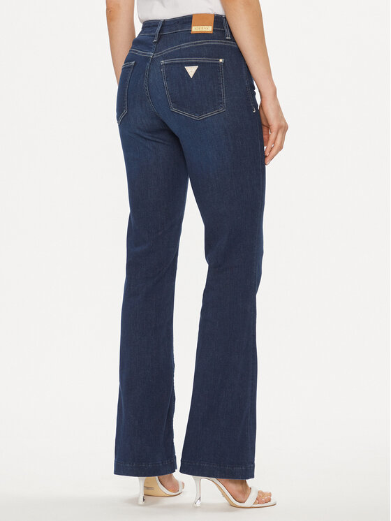 Guess Guess Jeansy W4RA58 D5901 Granatowy Bootcut Fit