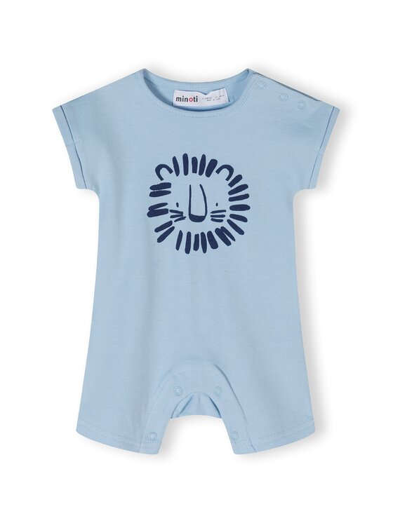 MINOTI MINOTI Komplet 2 par pajacy 24babypack19 Błękitny