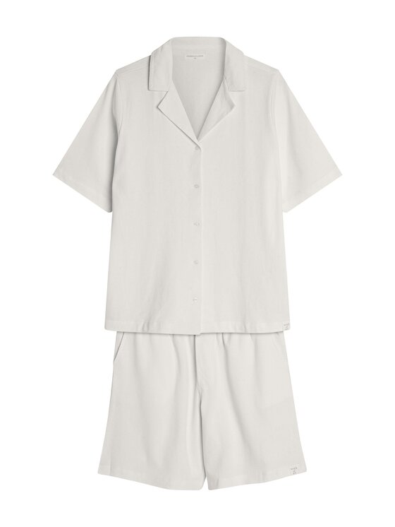 Henderson Henderson Komplet koszula i spodnie materiałowe 43348 Biały Regular Fit