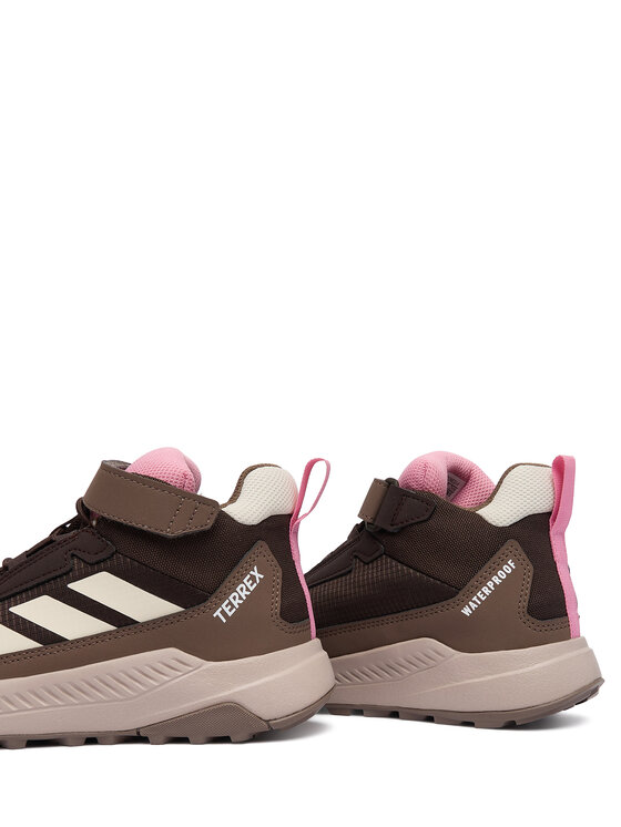 adidas adidas Туристически Terrex Anylander Mid Climaproof Children Hiking Shoes KJ2670 Кафяв