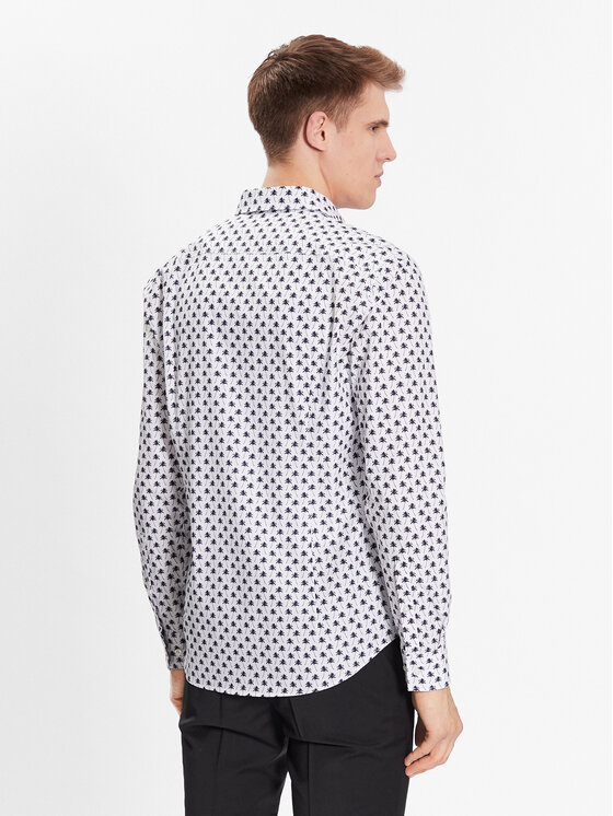 HUGO Hugo Koszula 50496126 Biały Slim Fit