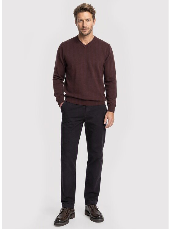 Pako Lorente Pako Lorente Sweter P26WN-2X-010 Brązowy Straight Fit