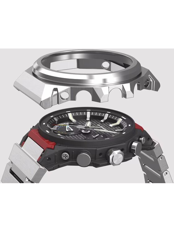 Casio Casio Hodinky GST-B1000D-3AER Strieborná