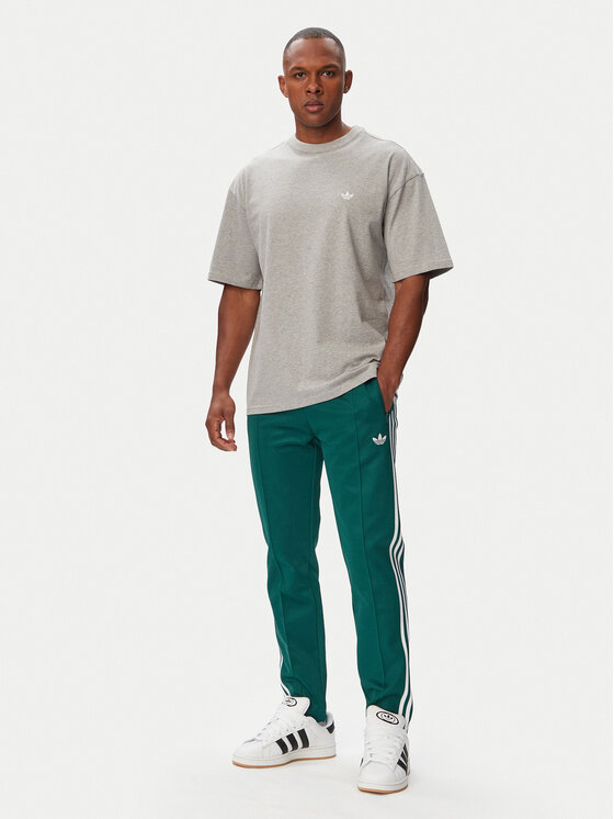 adidas adidas Тишърт Trefoil Essentials IA7533 Светлосив Regular Fit