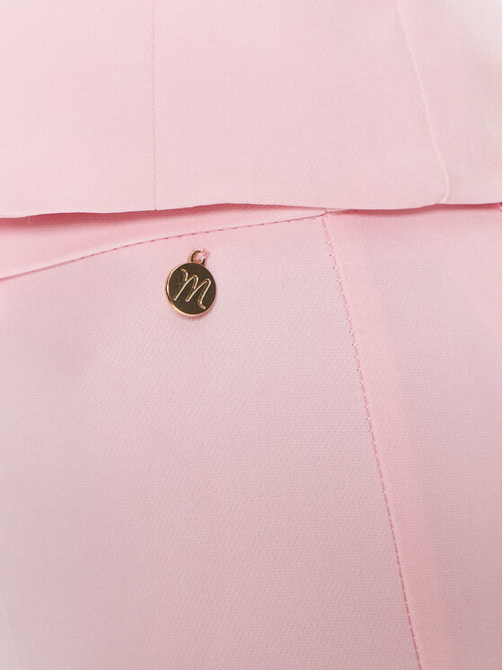 Maryley Maryley Штани з тканини 24EB52Z/43OR Рожевий Regular Fit