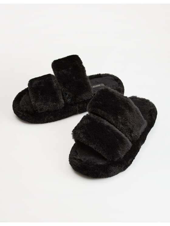 Esotiq Esotiq Klapki 45837 Czarny