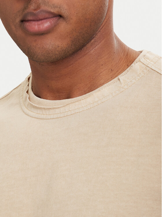 G-Star Raw G-Star Raw T-särk Washed Distressed D28896-E401 Beež Relaxed Fit