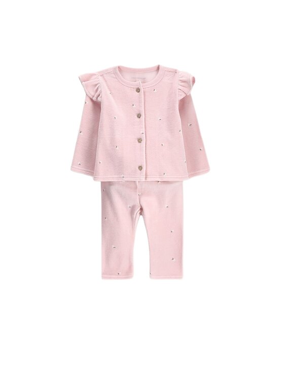 Coccodrillo Coccodrillo Zestaw dla niemowląt ZC6117301FGN-033 Różowy Regular Fit