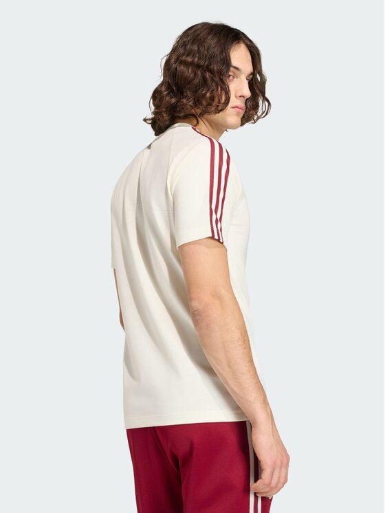 adidas adidas Koszulka techniczna 161727 Kremowy Slim Fit