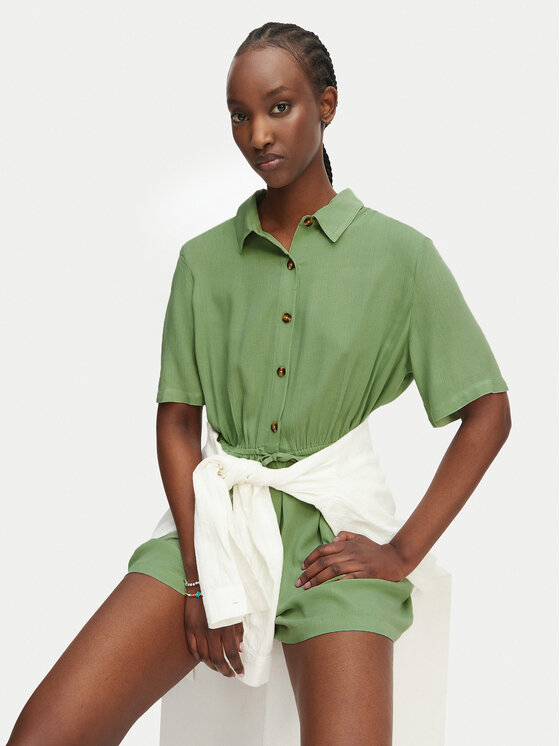 Roxy Roxy Kombinezon Real Tomorrow ERJWO03010 Zelena Regular Fit