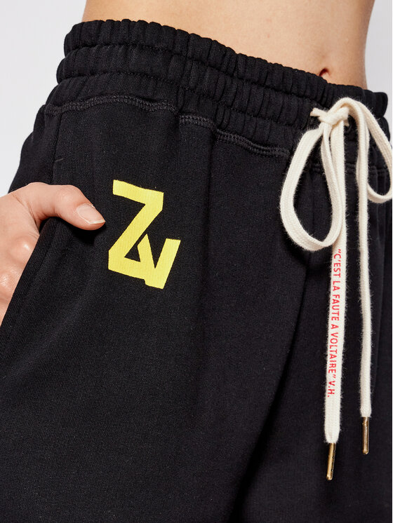 Zadig&Voltaire Zadig&Voltaire Spodnie dresowe Steevy WKTS0102F Czarny Regular Fit