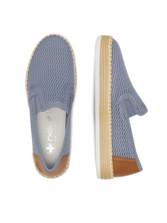 Rieker Rieker Espadryle L7873-12 Niebieski