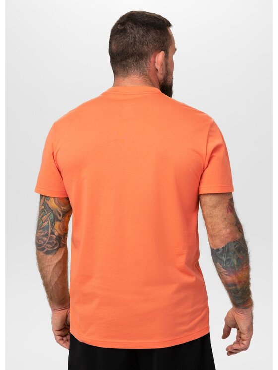 PITBULL PITBULL T-Shirt SCOTT Pomarańczowy Regular Fit