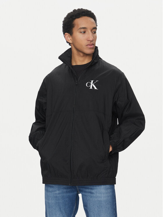 Calvin Klein Jeans Calvin Klein Jeans Μπουφάν μεταβατικό J30J325108 Μαύρο Regular Fit