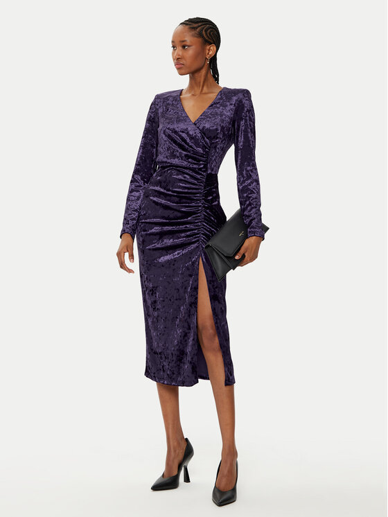 Rinascimento Rinascimento Kokteilinė suknelė CFC0121946003 Violetinė Regular Fit