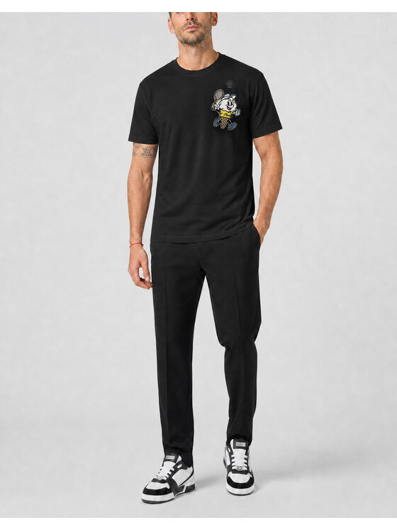 PHILIPP PLEIN PHILIPP PLEIN T-Shirt 30558 Czarny Regular Fit