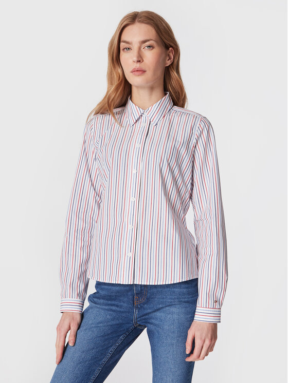 Női Ing Tommy Hilfiger, Méret: 40, Színes, WW0WW37132
