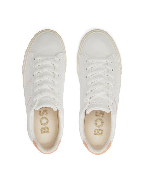 BOSS BOSS Sneakers aus Stoff Aiden Tenn Flppw 50517212 Weiß