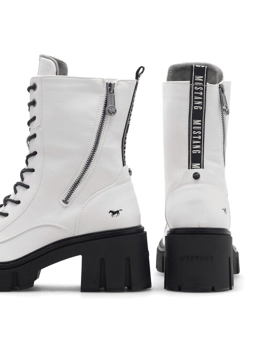 Mustang Mustang Botine 1471-502 Alb