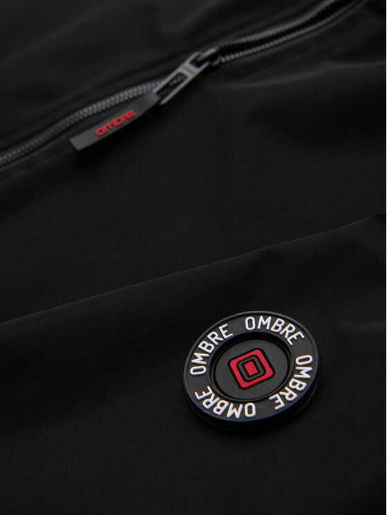 Ombre Ombre Bunda pro přechodné období C585 Černá Regular Fit