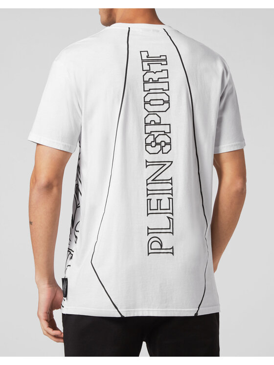 Plein Sport Plein Sport T-Shirt 4989 Biały Regular Fit