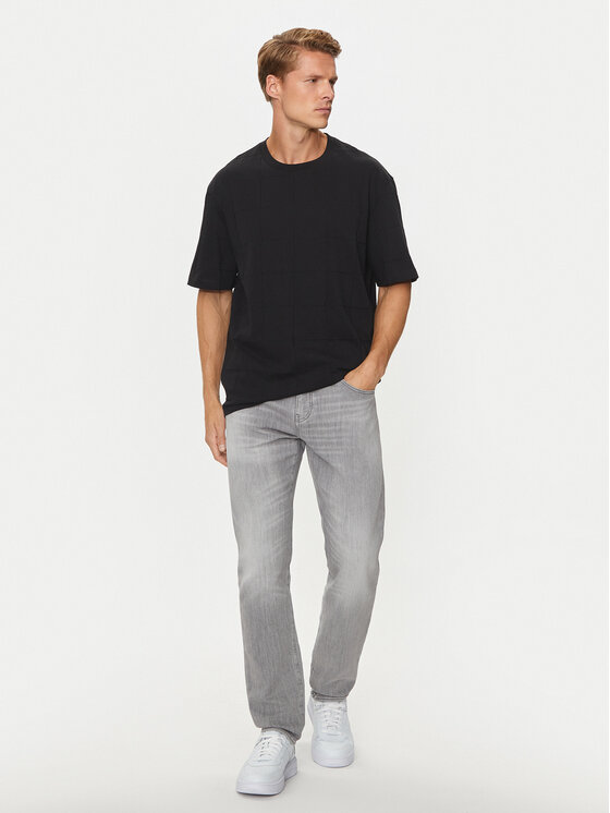 Armani Exchange Armani Exchange Футболка 6DZTLK ZJ2ZZ 1200 Чорний Regular Fit