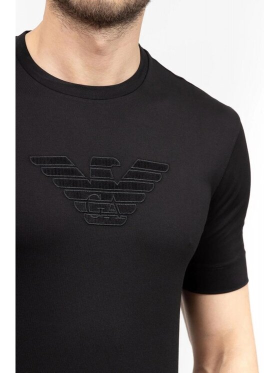 Emporio Armani Emporio Armani T-Shirt 6D1T98 1JOCZ Černá Regular Fit