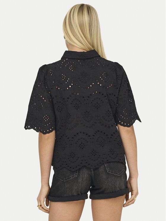ONLY ONLY Hemd Valais 15351106 Schwarz Regular Fit