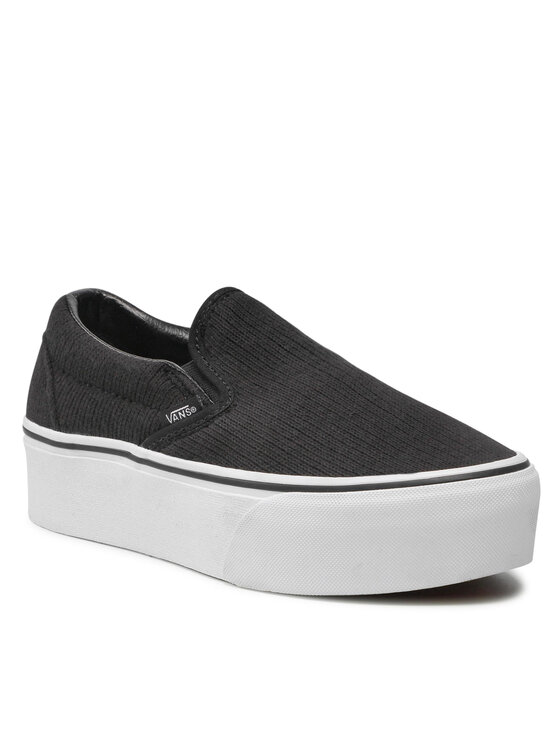 Vans compensé clearance noir