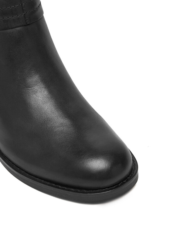 Clarks Clarks Kozačky Chamberly Hi 26182861 Černá