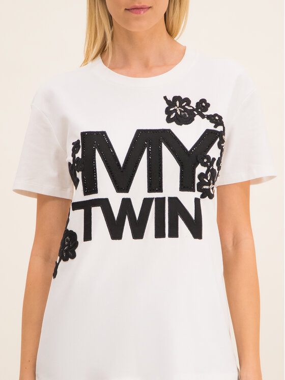 My Twin My Twin T-Shirt 201MP235H Weiß Regular Fit