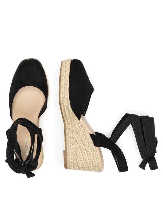 JENNY JENNY Espadrilky WSS21531-01 Černá