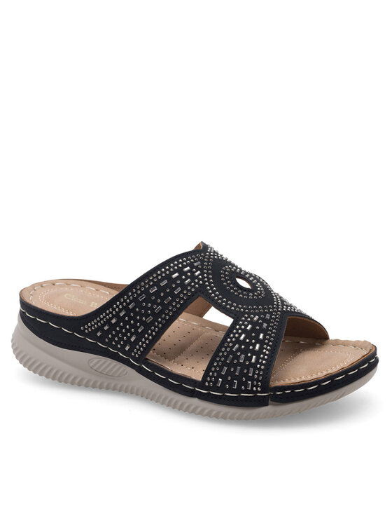 Clara Barson Clara Barson Şlapi WYL05010-30 Negru