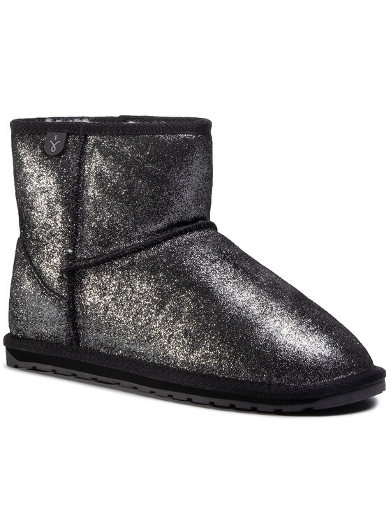 EMU Australia EMU Australia Stivali da neve Wallaby Mini Metallic Teens T12358 Nero