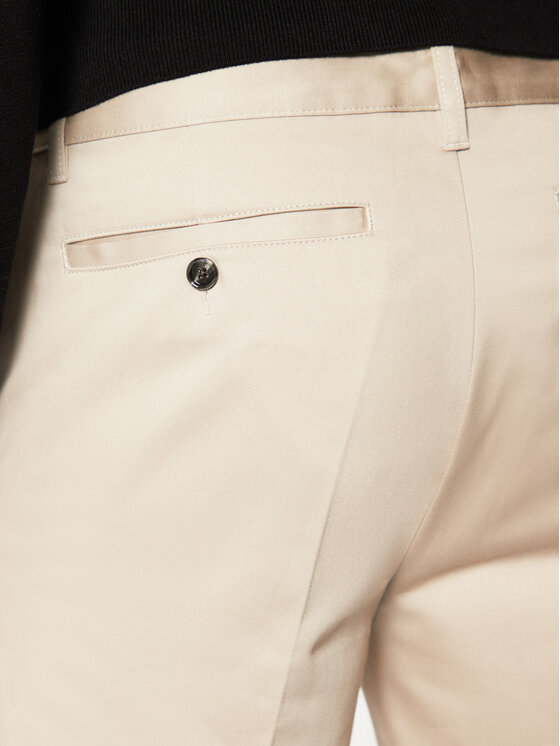 AMI Paris AMI Paris Chino nohavice HTR005.CO0009 Béžová Regular Fit