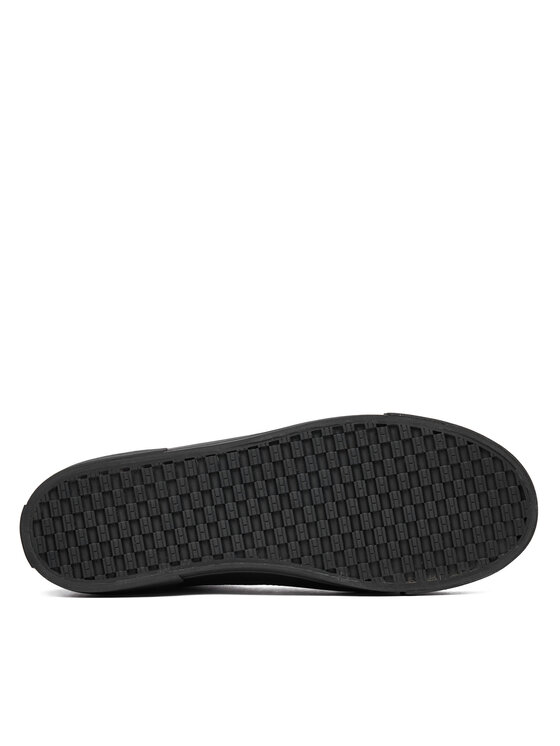 Tommy Hilfiger Tommy Hilfiger Sneakersy Th Platform Sneaker Tumbled Ltr FW0FW09018 Czarny
