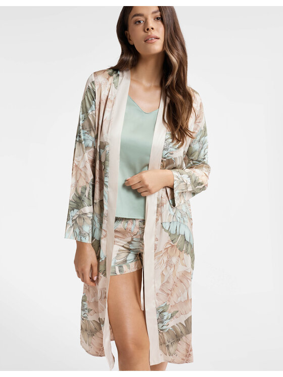 Esotiq Esotiq Szlafrok 40200 Kolorowy Regular Fit