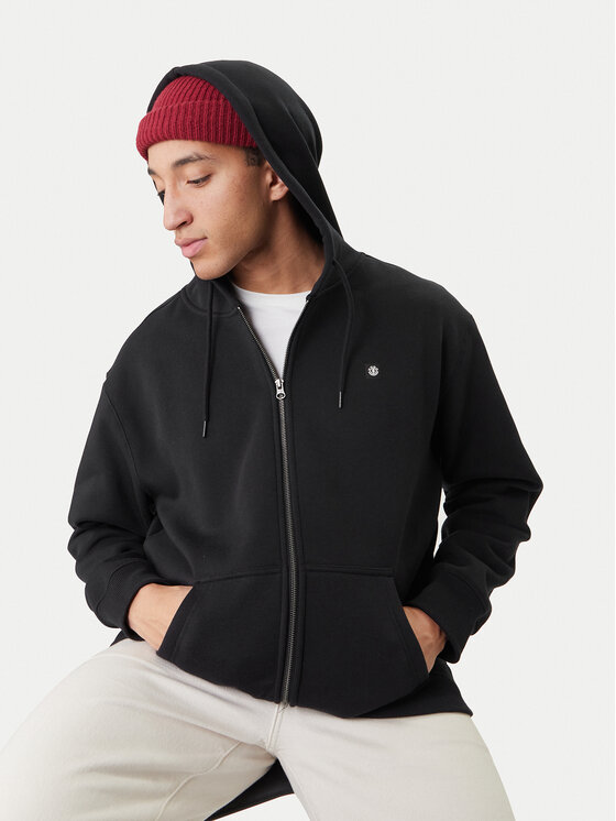 Element Element Μπλούζα Icon Rain ELYFT00204 Μαύρο Relaxed Fit