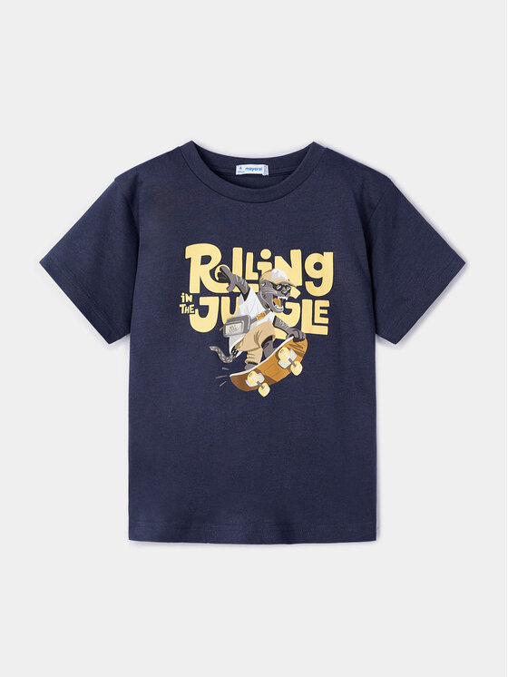Mayoral T-shirt 3008 Blu scuro Regular Fit, taglia : 2Y