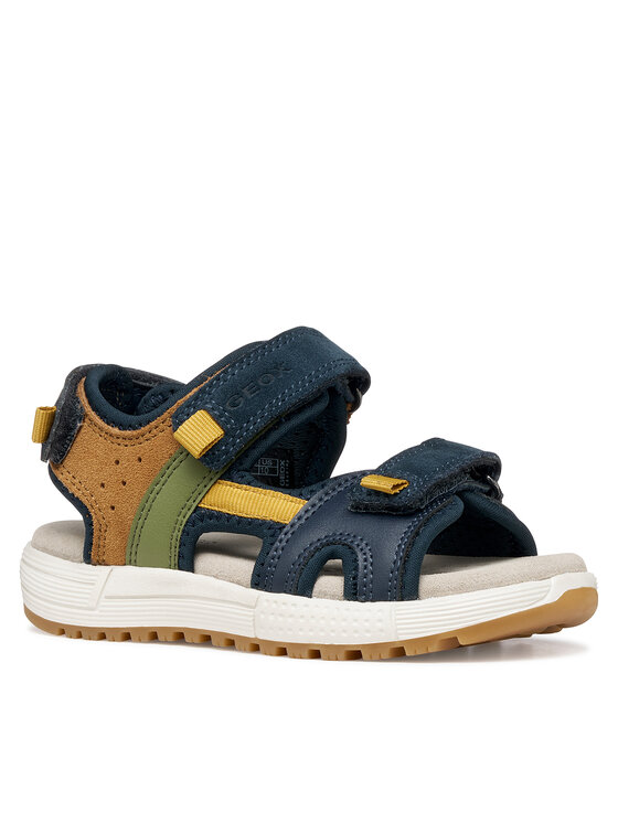 Geox Geox Sandály J Sandal Alben Boy J35AVA 01522 CF42Q M Tmavomodrá